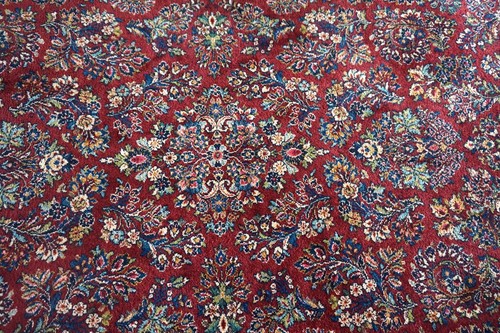 Karastan rug red sarouk - rug,